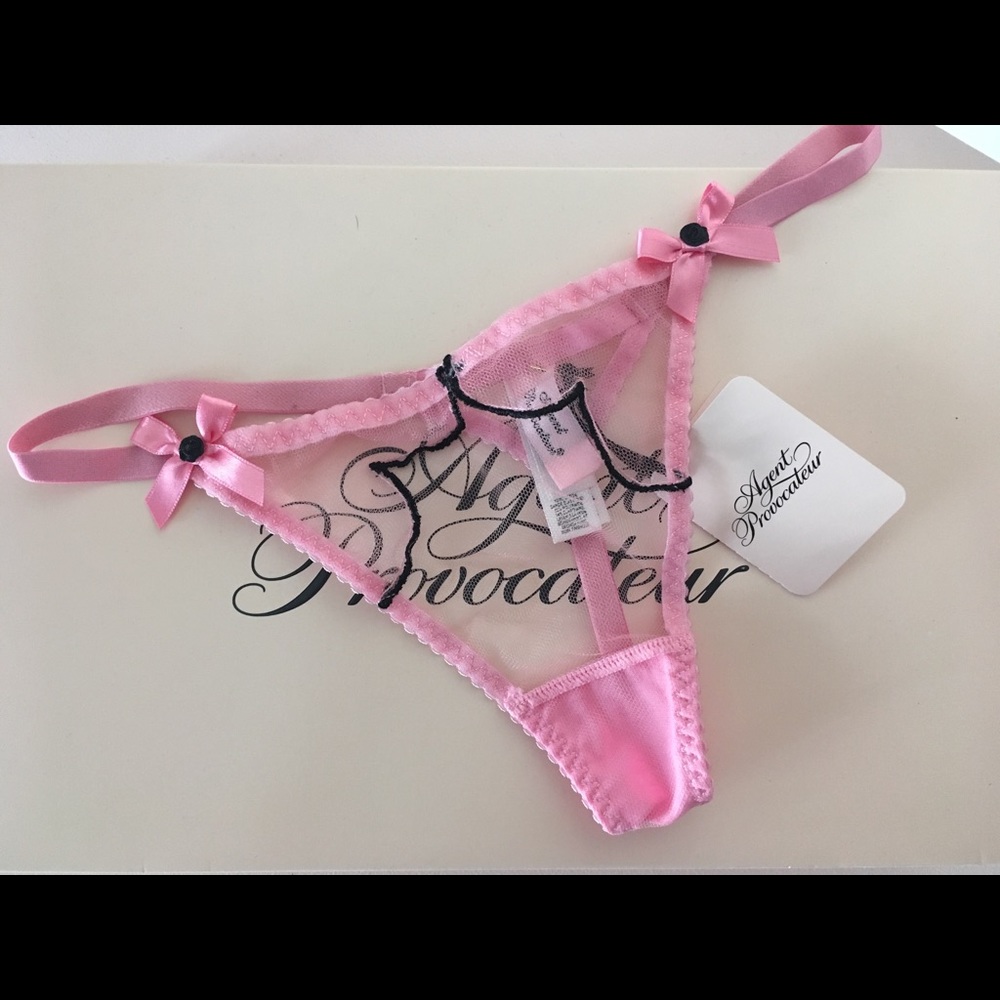 Extremely rare Agent Provocateur Pink Lorna thong